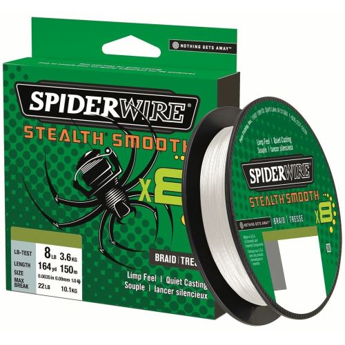 Spiderwire Splietaná Šnúra Stealth Smooth 8 Priehľadná 150 m