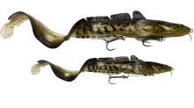 Savage Gear Gumová Nástraha 3D Burbot Shallow Gold Burbot UV (1)
