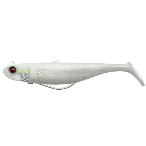 Savage Gear Gumová Nástraha Minnow Weedless White Pearl Silver