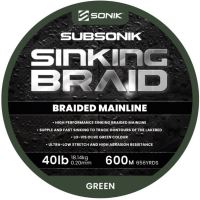 Sonik Šnúra Subsonik Sinking Braid Green 0,20 mm 18,14 kg - 600 m