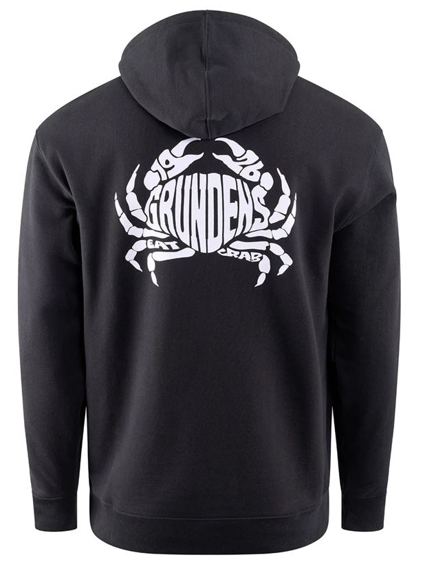 E-shop Grundéns mikina eat your words dwr hd hoodie black crab graphic - m
