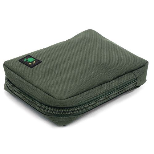 Thinking Anglers Puzdro Olive Solid Zip Pouch Large