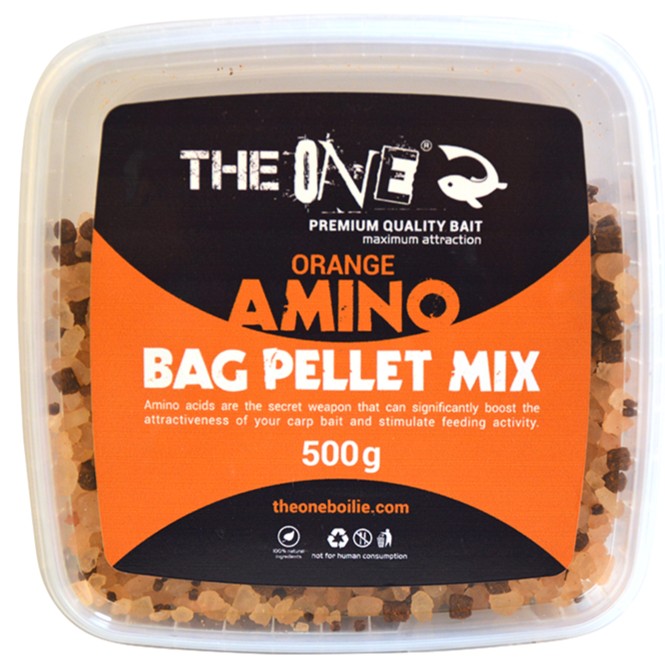 E-shop The one pelety amino bag pellet mix 500 g - oranžová