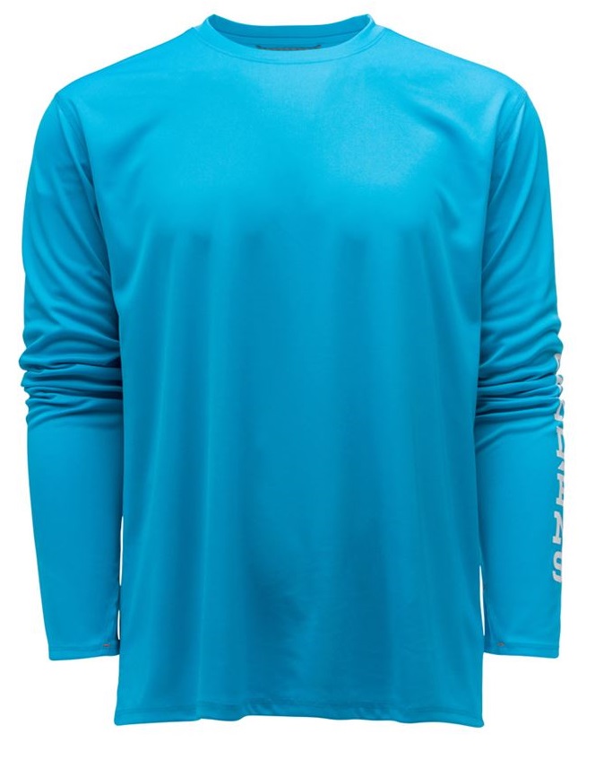 E-shop Grundéns funkčné uv tričko tough sun crew azure - m