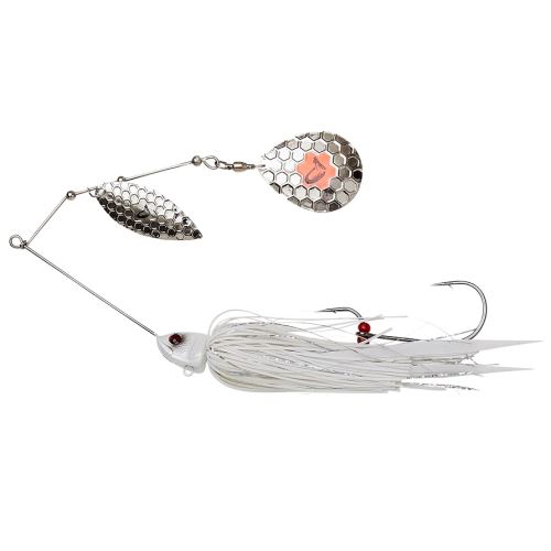 Savage Gear Blyskáč Da Bush spinnerbait Sinking White Silver