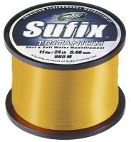 Sufix Vlasec Tritanium Zlatá-Priemer 0,30 mm / Nosnosť 6,3 kg / Návin 1520 m