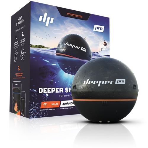 Deeper Pro Fishfinder nahadzovací sonar WiFi