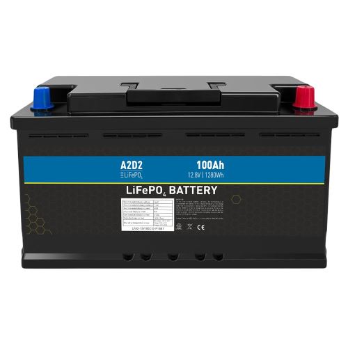 A2D2 Batéria LiFePo4 12,8 V 100Ah F15 Car Battery Case REPT Cells