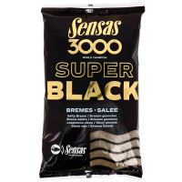 Sensas krmítková zmes 3000 Dark Salty (Čierne - slané) 1 kg-Bremes