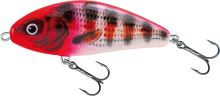 Salmo Wobler Fatso Floating Holo Red Head Striper 10 cm