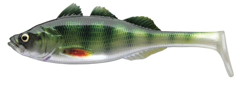 E-shop Daiwa gumová nástraha prorex live perch green perch - 7,5 cm 4 g