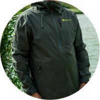 RidgeMonkey Bunda APEarel ThermaPro Waterproof Shell Coat Green - L