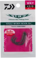 Daiwa Háček Steez Ofsetový Worm Hook SS Wos (1)