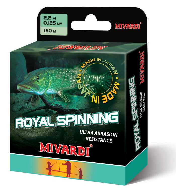 Mivardi vlasec royal spinn grey 200 m - priemer 0,205 mm / nosnosť 4,8 kg