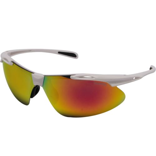 TFG Polarizačné okuliare Blazer Sunglasses biely rámik / červené sklá