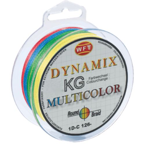 WFT Splietaná Šnúra Round Dynamix KG Multicolor 300 m