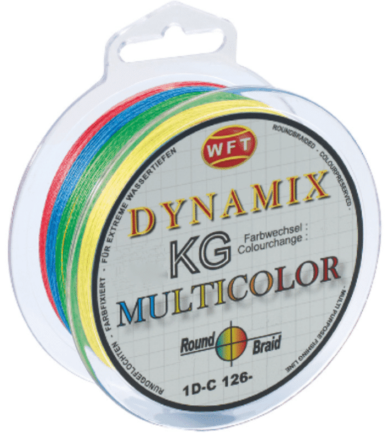 Wft splietaná šnúra round dynamix kg multicolor 300 m - 0,10 mm 10 kg