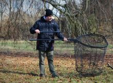 Giants Fishing Podberák Deluxe Landing Net Rubber 85x75 cm 2x Rukoväť (9)