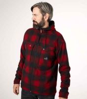 Geoff Anderson Zateplená Bunda Ezmar2+ Červená S Kapucňou (4)