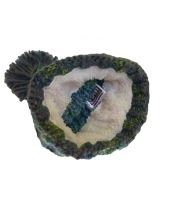 R-spekt Detská Čiapka Maxi PomPom Beanie Šedozelená (5)