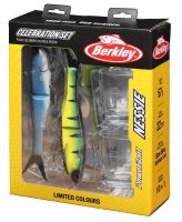 Berkley Darčekový Set Gumových Nástrah a Panákov Powerbait Celebration Set Nessie 22 cm 57 g Limited Edition