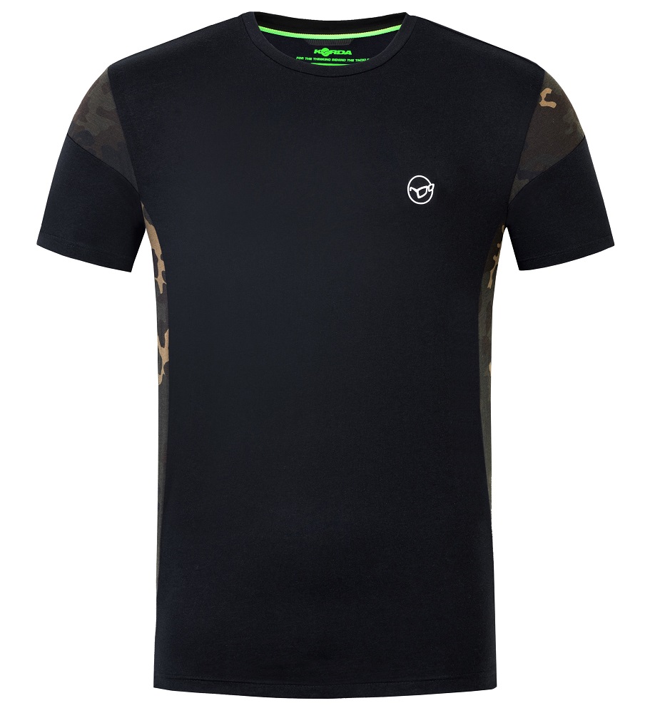 Korda tričko cut tee black - m