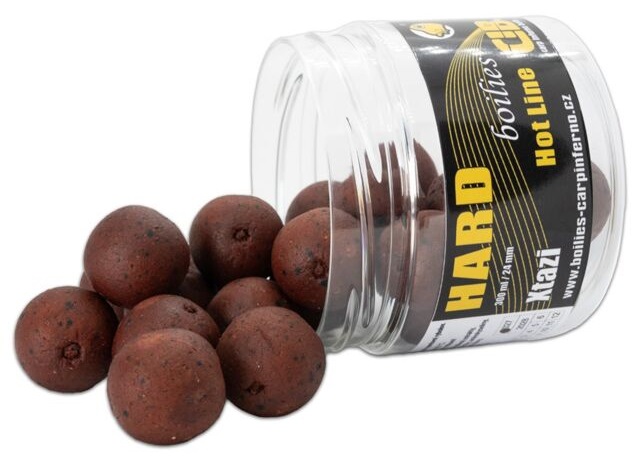 Carp inferno tvrdené boilies hard hot line xtazi 300 ml 24 mm