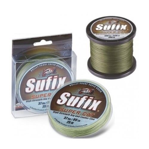 Sufix Splietaná šnúra SUF Super Cat olive green