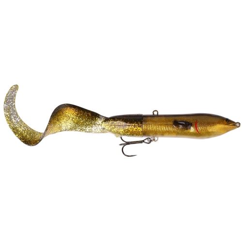 Savege Gear 3D Hard Eel Tail Bait Olive Gold 25 cm 109 g