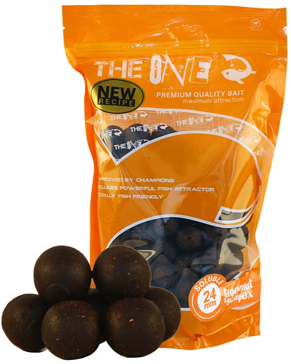 The one boilies rozpustné gold soluble scopex karamel 1 kg - 24 mm