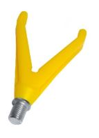 Daemons Rohatinka Plastová S Čapom W3 / 8 &quot;Žltá Predná