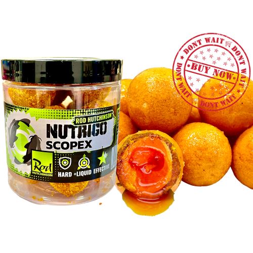 LK Baits Boilies Scopex R.Hutchinson 20 mm 1 kg + Nutrigo RH Scopex20 mm 150 ml