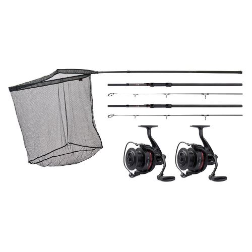 JRC Set Prútov Rova LT 2 Rod Kit 1+1 + 2 Navijaky Rova RV7000 + Podberák 40"