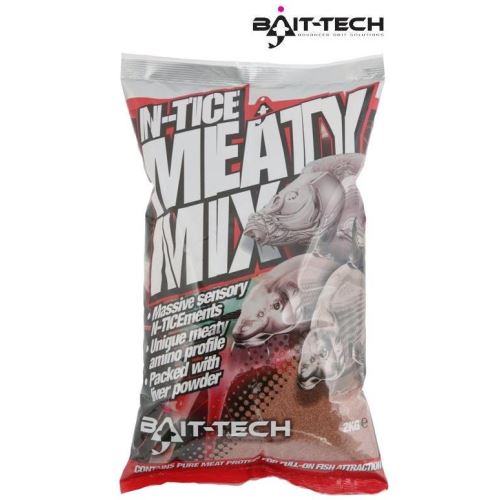 Bait-Tech krmítková zmes n-tice meaty mix groundbait 2 kg