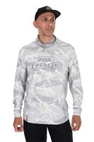 Fox Rage Tričko UV Hooded Light Camo Top - L