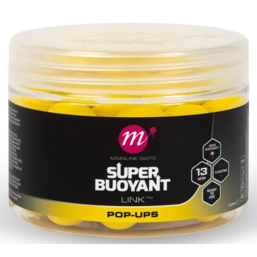 Mainline Plávajúce Boilie Super Buoyant Pop-Ups Link 150 ml 13 mm