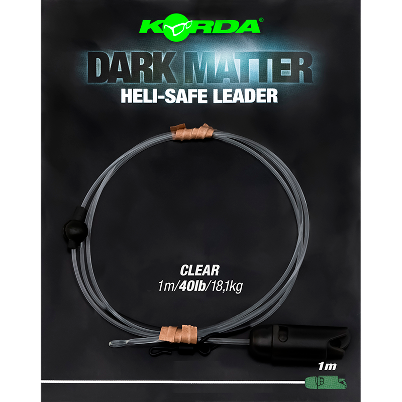 Korda koncová montáž dark matter leader heli safe 18,1 kg 1 m - clear