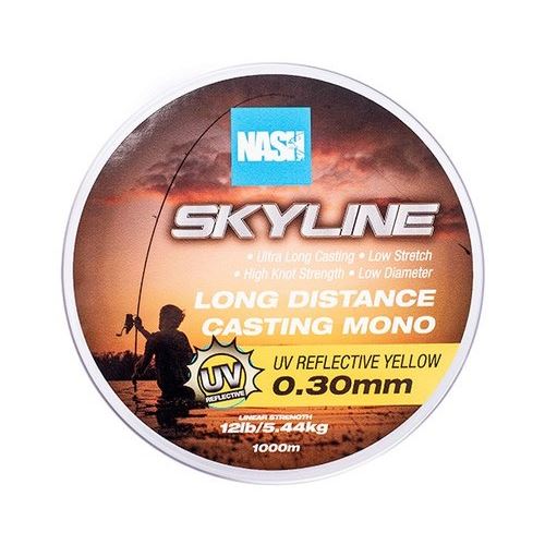 Nash Vlasec Skyline Mono UV Yellow 1000 m