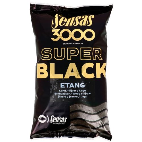 Sensas kŕmenie 3000 SUPER BLACK 1kg