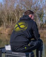 Matrix Mikina Large Fade Logo Hoody Black Lime (4)