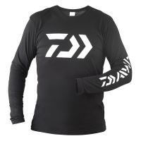 Daiwa Tričko S Dlhým Rukávom D-VEC LS Shirt Black - XL