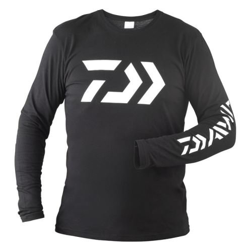 Daiwa Tričko S Dlhým Rukávom D-VEC LS Shirt Black