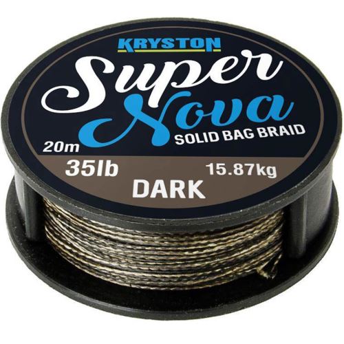 Kryston Nadväzcová Šnúrka Super Nova Solid Braid Čierna 20 m