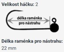 RedBass Bezprotihrotá Jigová Hlavička Sickle 5 ks 2 (3)