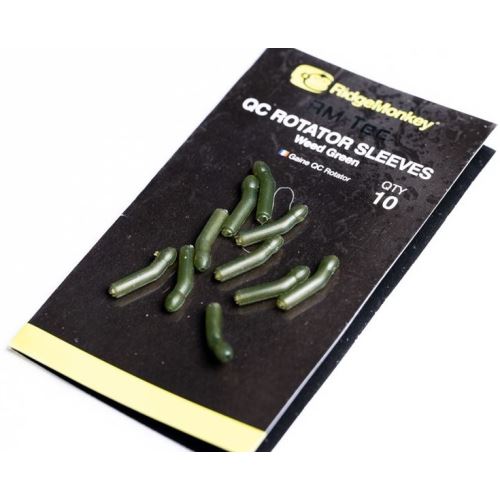RidgeMonkey Prevlek RM-Tec Quick Change Rotator Sleeves 10 ks Weedy Green