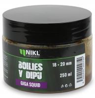 Nikl Boilies V Dipe 250 g 18/20 mm - Giga Squid