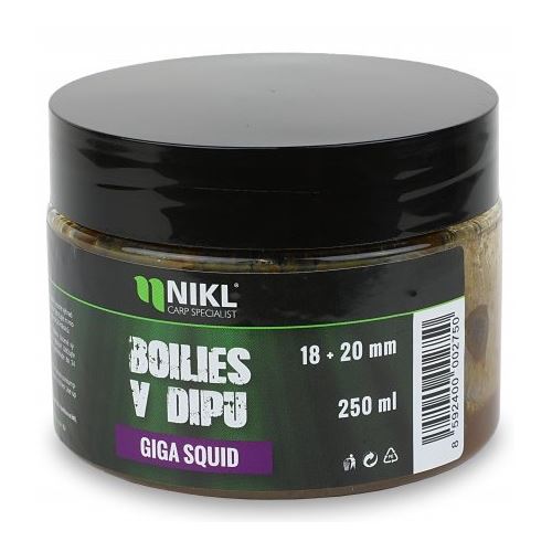 Nikl Boilie V Dipe 250 g 18+20 mm