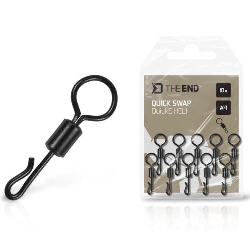Delphin Rychlovýmenný Obratlík TheEND QuickS Heli #4 10 ks