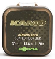 Korda Náväzcová Šnúrka Kamo coated Hooklink 20 m - 65 lb 29,5 kg