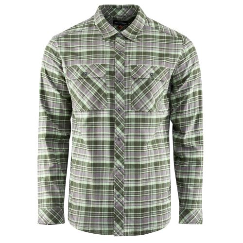 Grundéns Košele Dungeness Seawool Flannel Shirt Grass